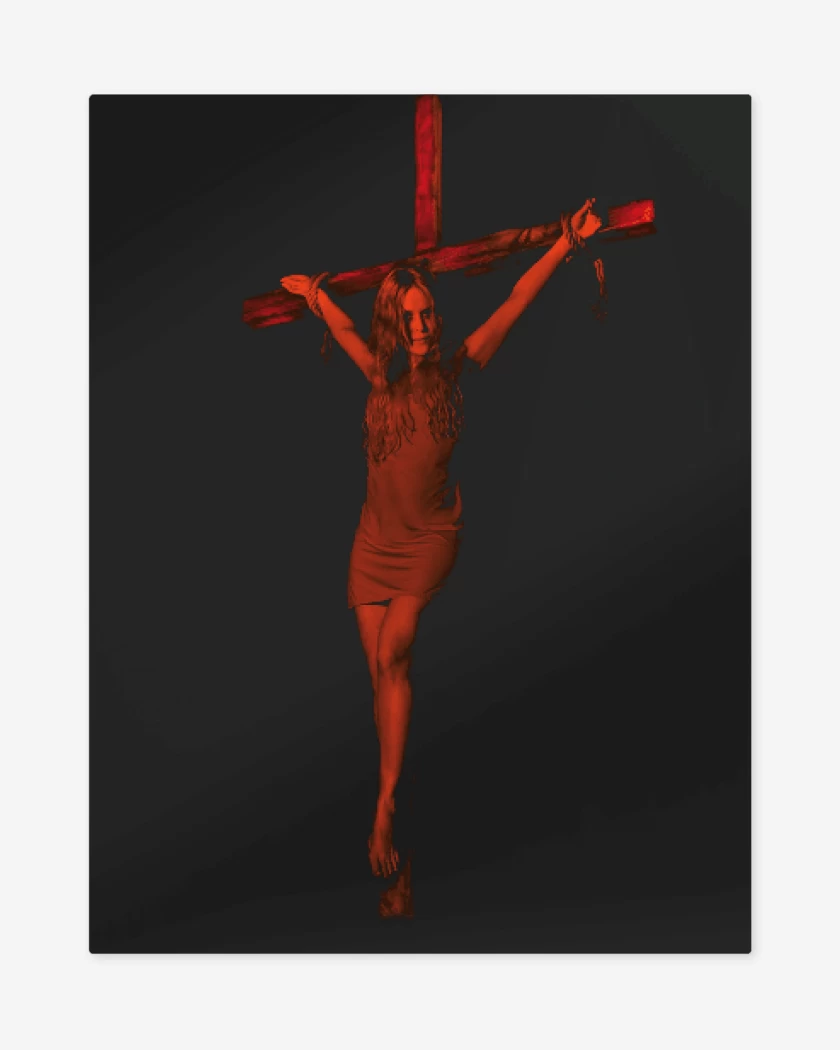 Print metalico Negro de Lucifer IV