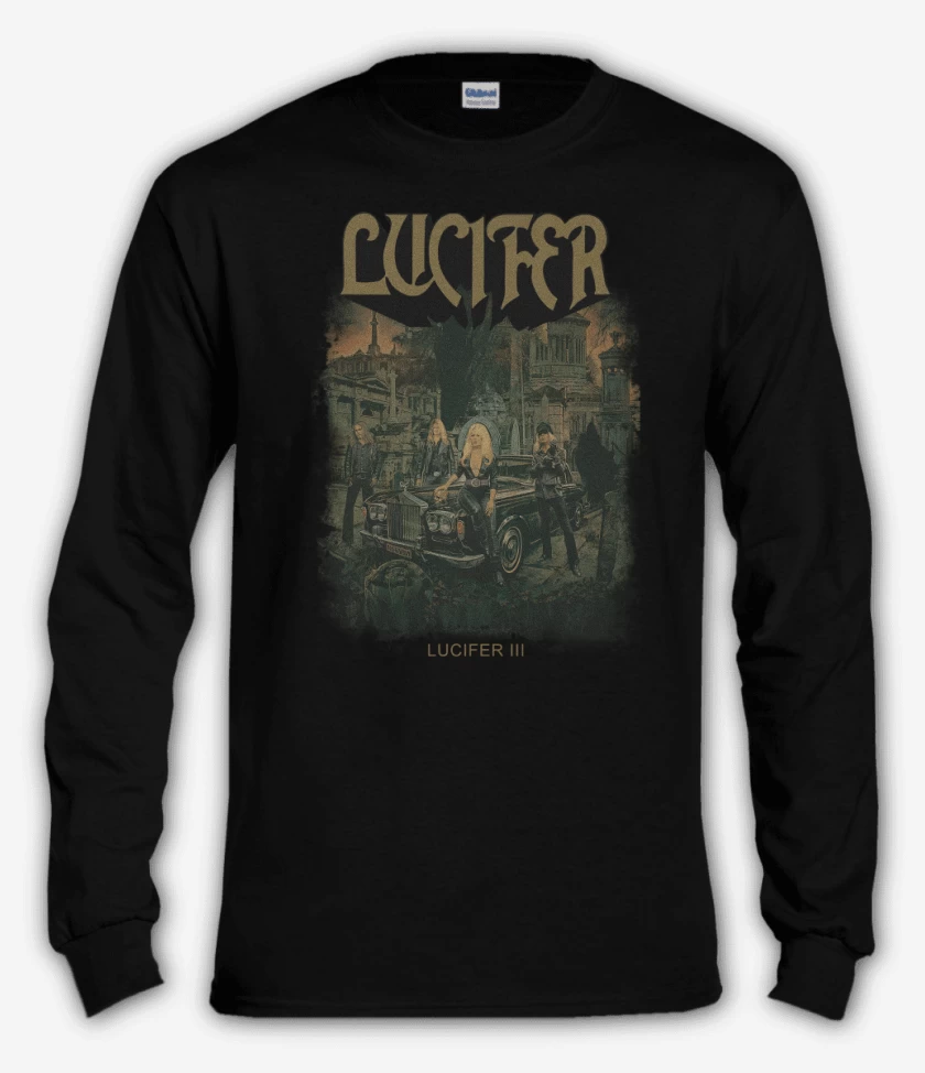 Polera manga larga Negro de Lucifer III