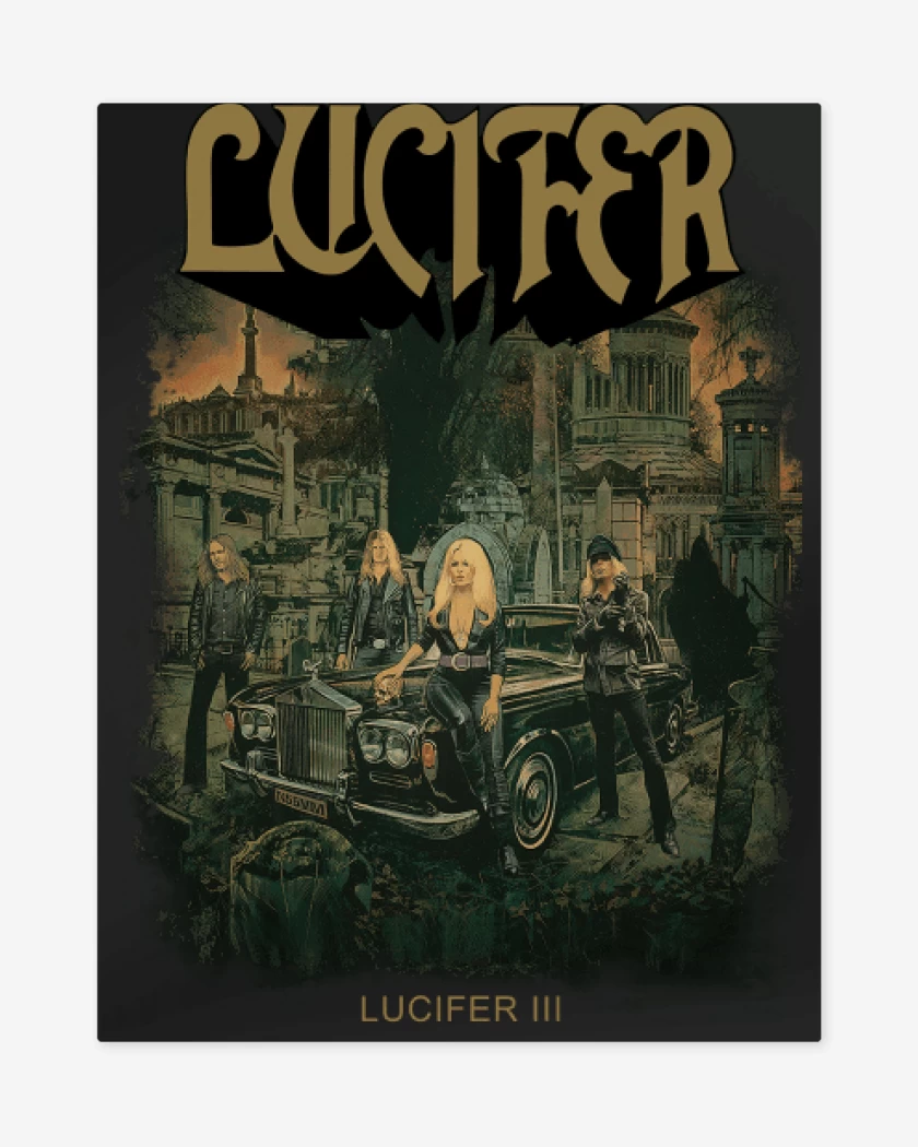 Print metalico Negro de Lucifer III