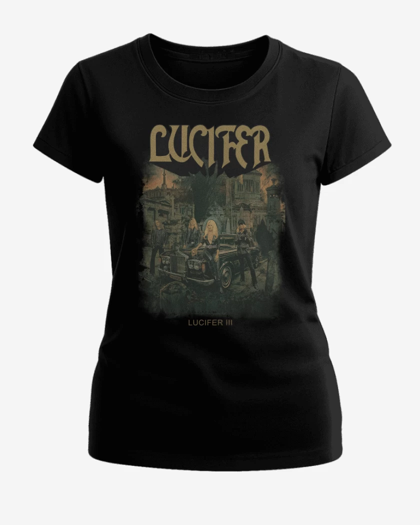Polera de Mujer Negro de Lucifer III