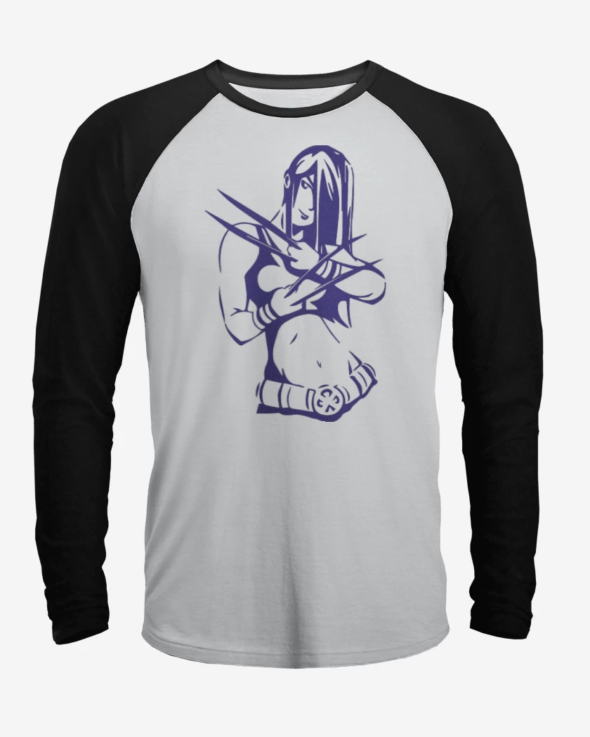 Polera Raglan Blanco / Negro de X-23