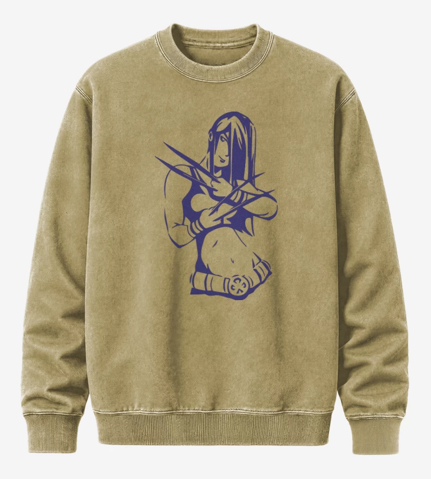 Poleron Polo Acid Wash Beige de X-23