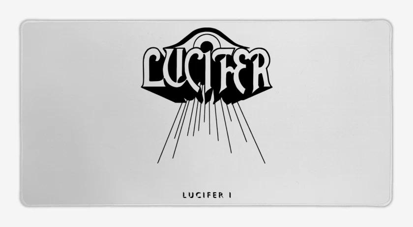 Mouse pad Gamer Blanco de Lucifer I