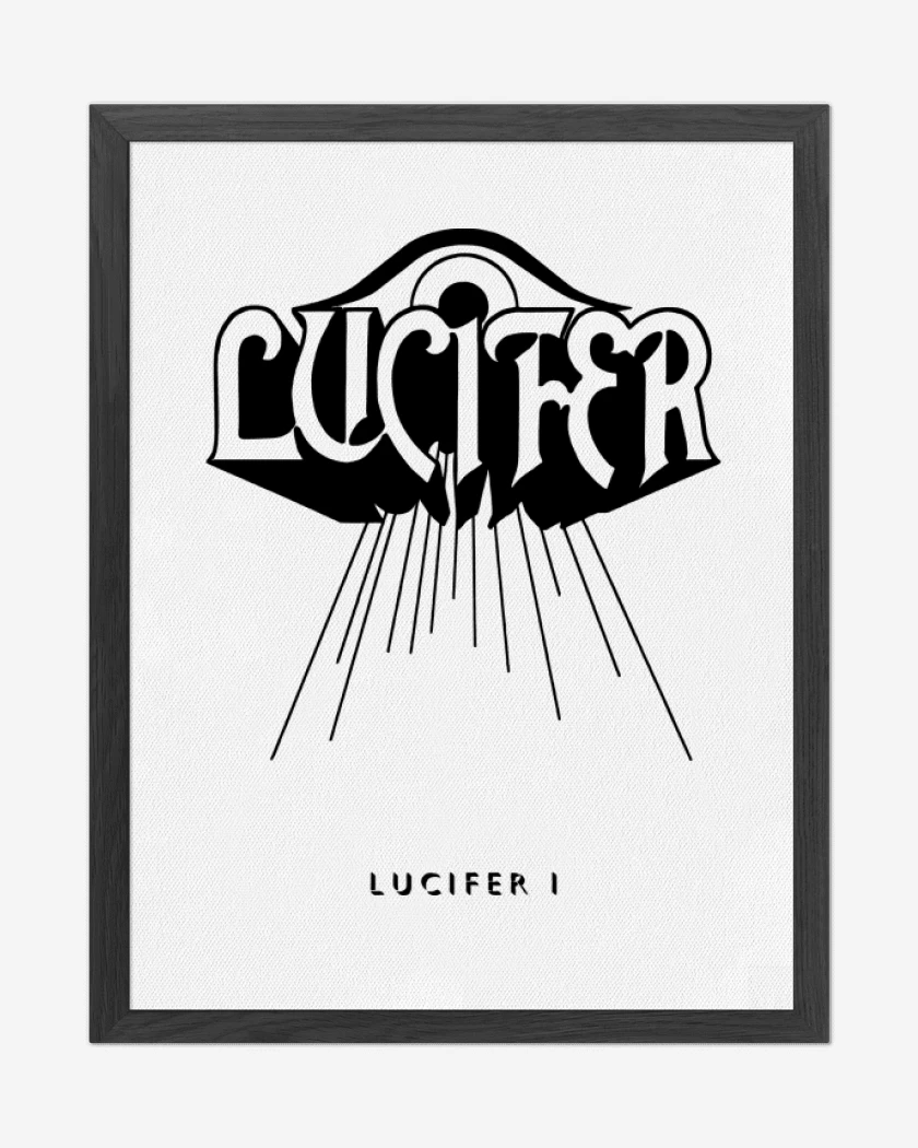Cuadro decorativo Blanco de Lucifer I