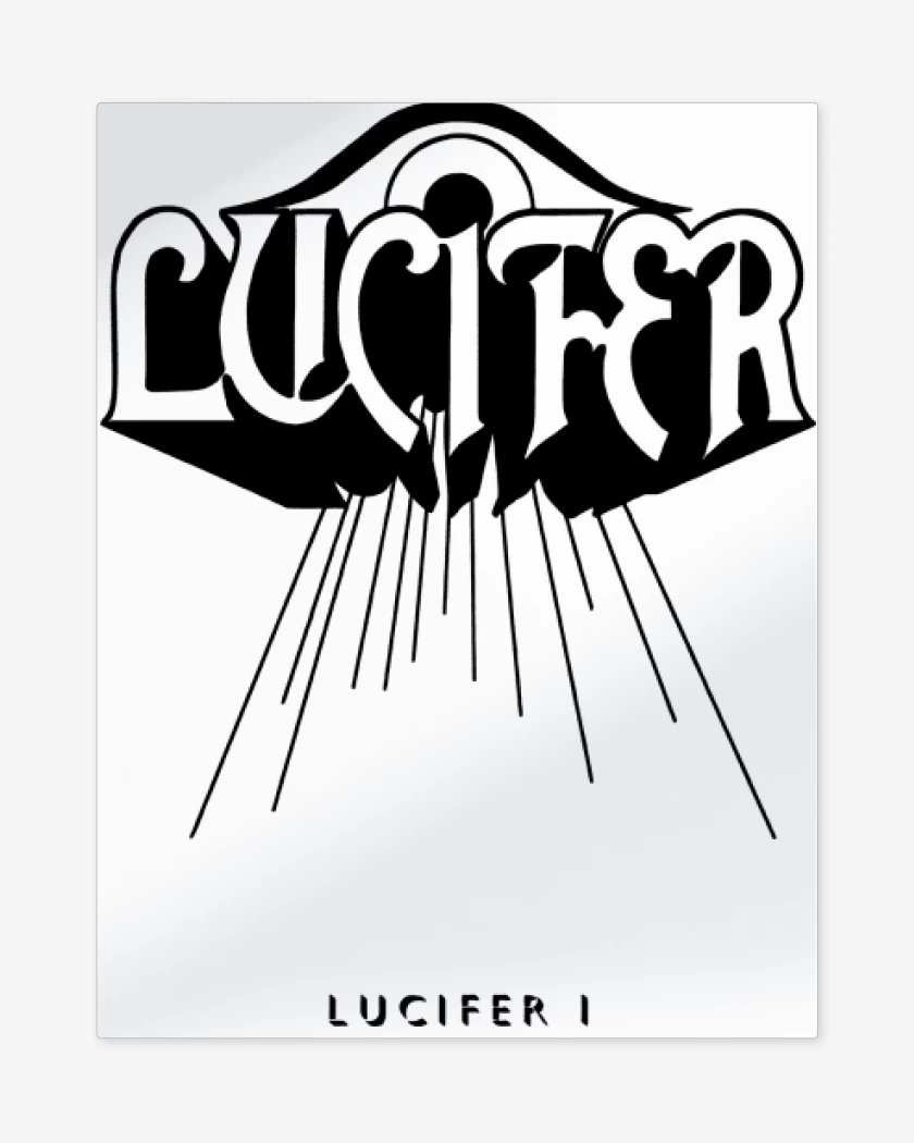 Print metalico Blanco de Lucifer I