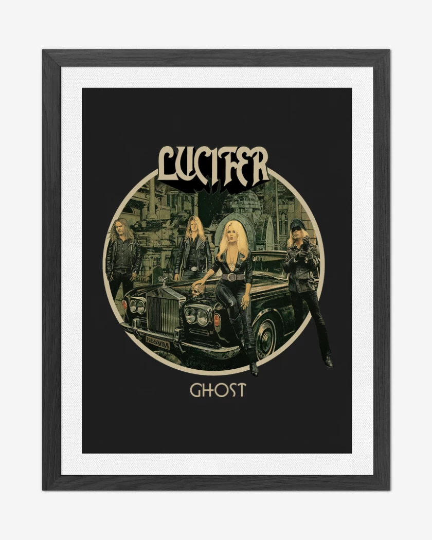 Cuadro decorativo Negro de Lucifer Ghost