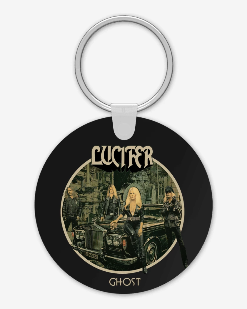 Llavero Negro de Lucifer Ghost