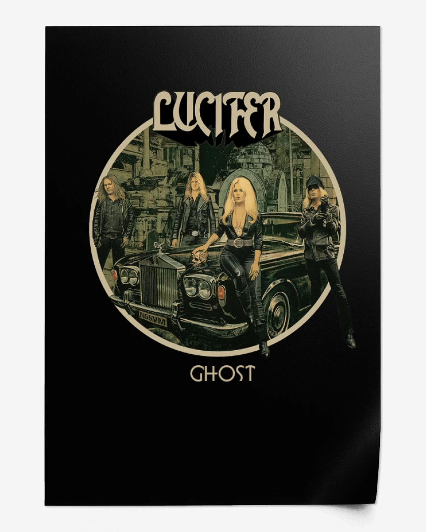 Print Negro de Lucifer Ghost
