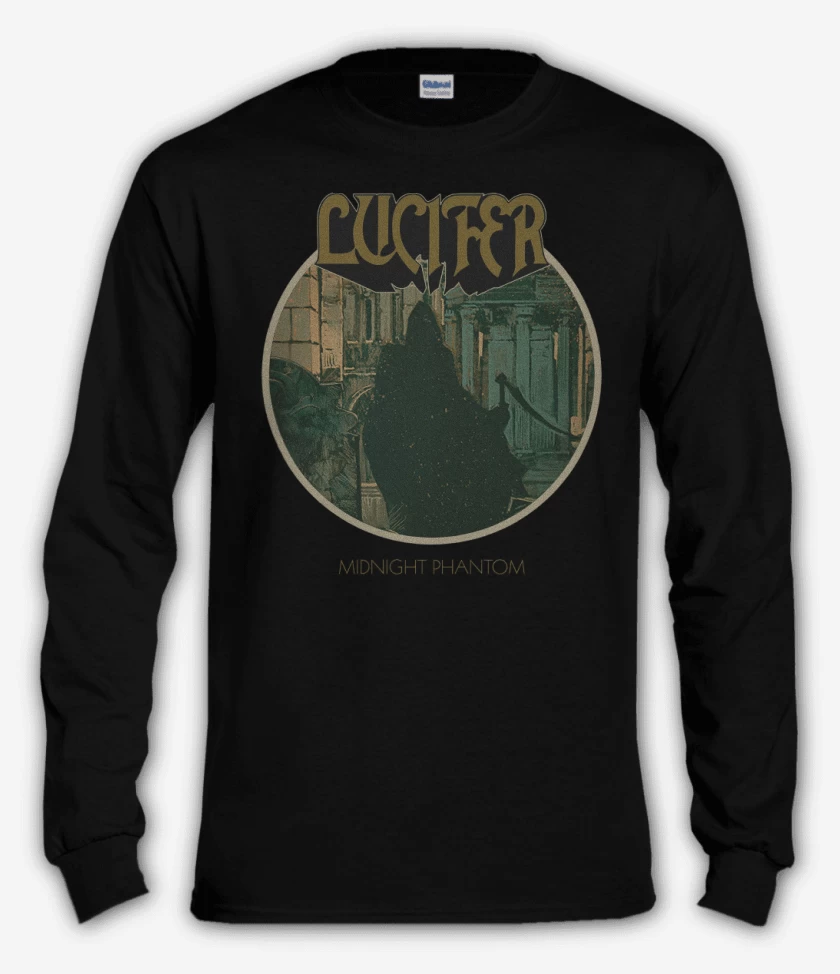 Polera manga larga Negro de Midnight Phantom