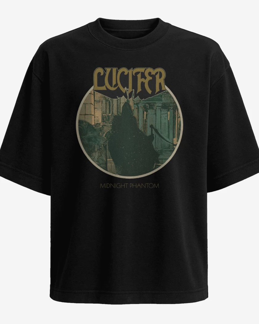 Polera Oversize Negro de Midnight Phantom