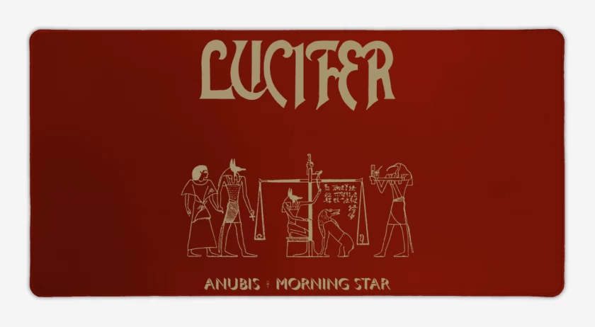 Mouse pad Gamer Rojo de Morning Star Anubis