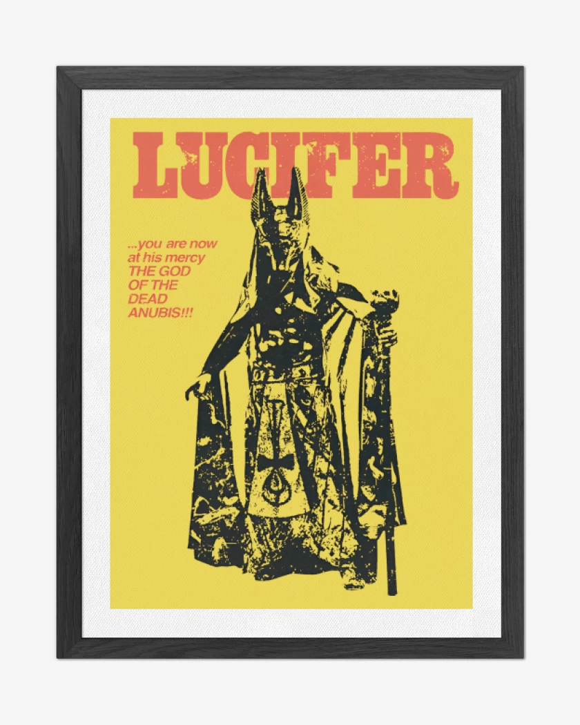 Cuadro decorativo Amarillo de Anubis