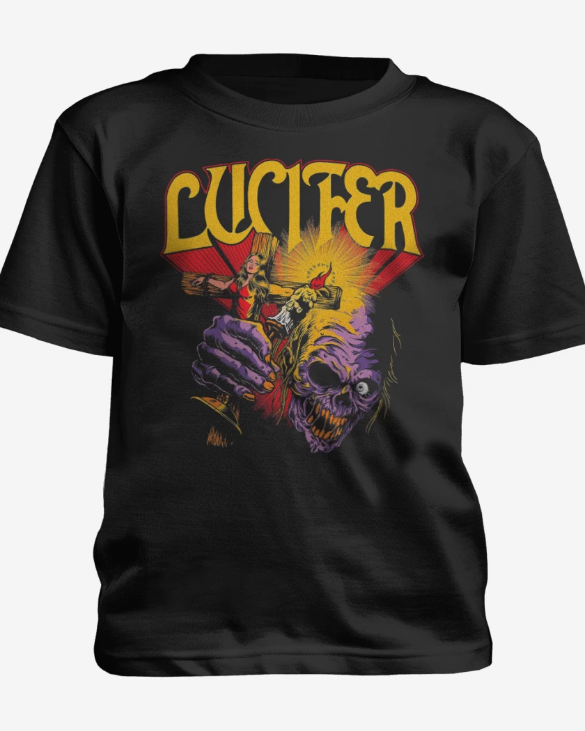 Polera de niño Negro de Lucifer Creature