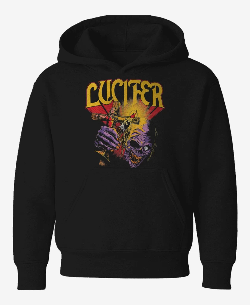 Poleron de niño Negro de Lucifer Creature
