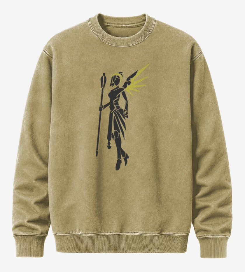 Poleron Polo Acid Wash Beige de Mercy 2
