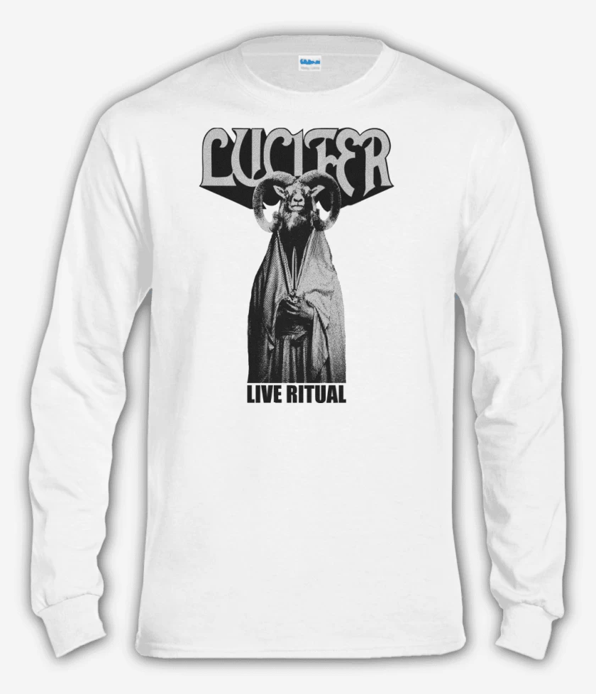 Polera manga larga Blanco de Live Ritual