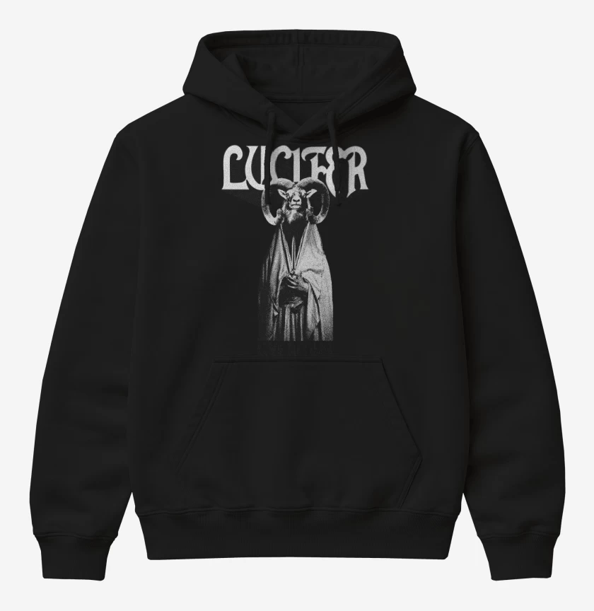 Poleron Canguro básico Negro de Live Ritual