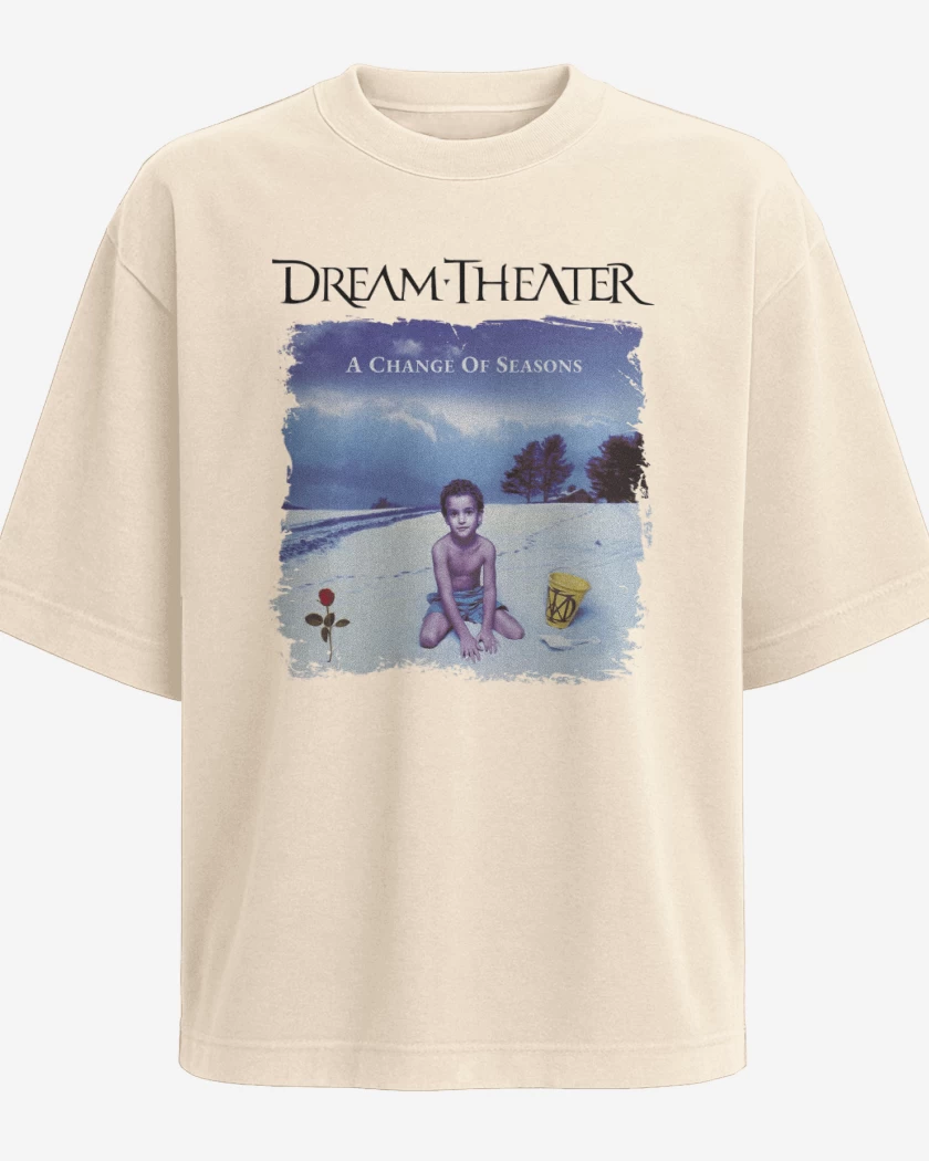 Polera Oversize DT A Change Of Seasons Blanco