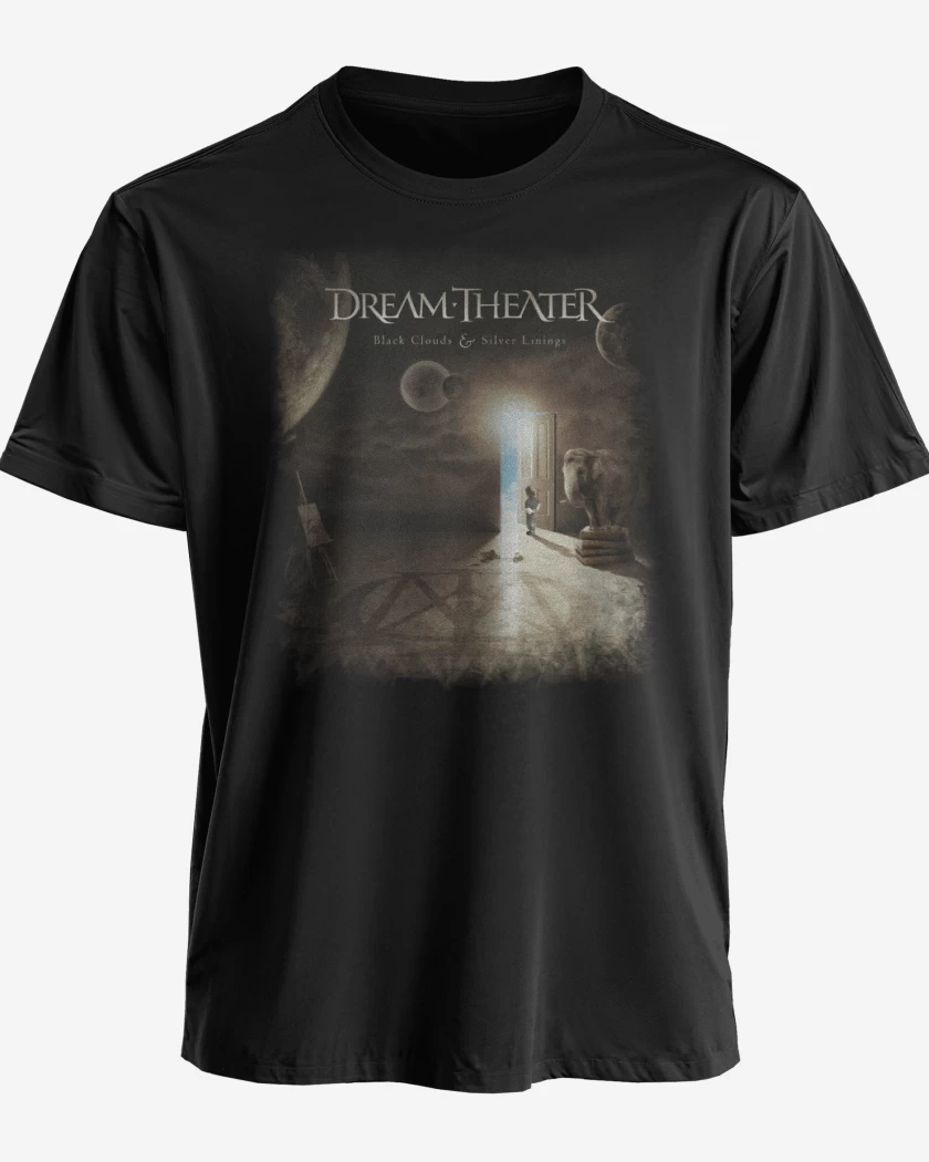 Polera DT Black Clouds and Silver Linings
