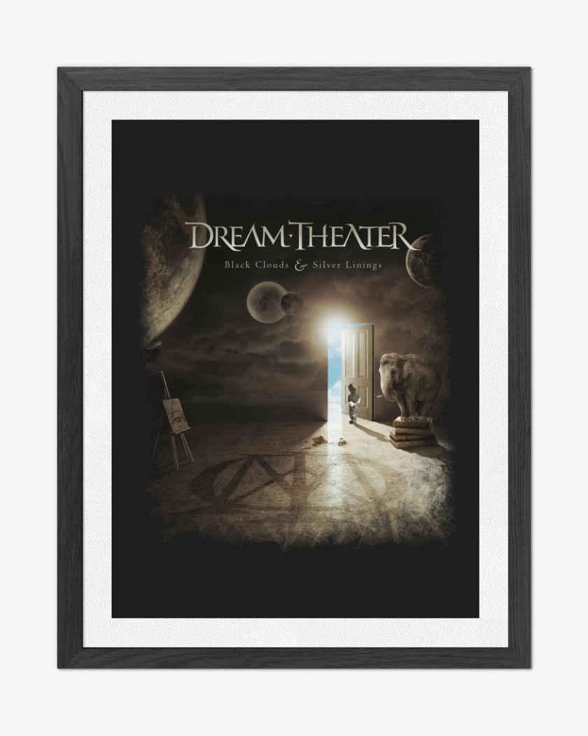 Cuadro decorativo Negro de DT Black Clouds and Silver Linings
