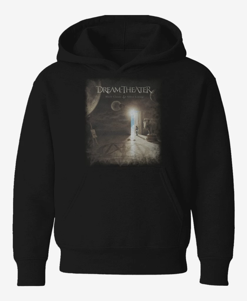 Poleron de niño Negro de DT Black Clouds and Silver Linings