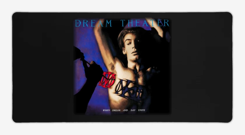 Mouse pad Gamer Negro de DT When Dream and Day Unite