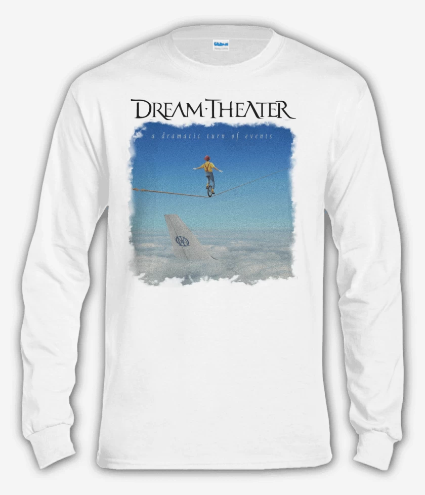 Polera manga larga Blanco de DT A Dramatic Turn of Events Blanco