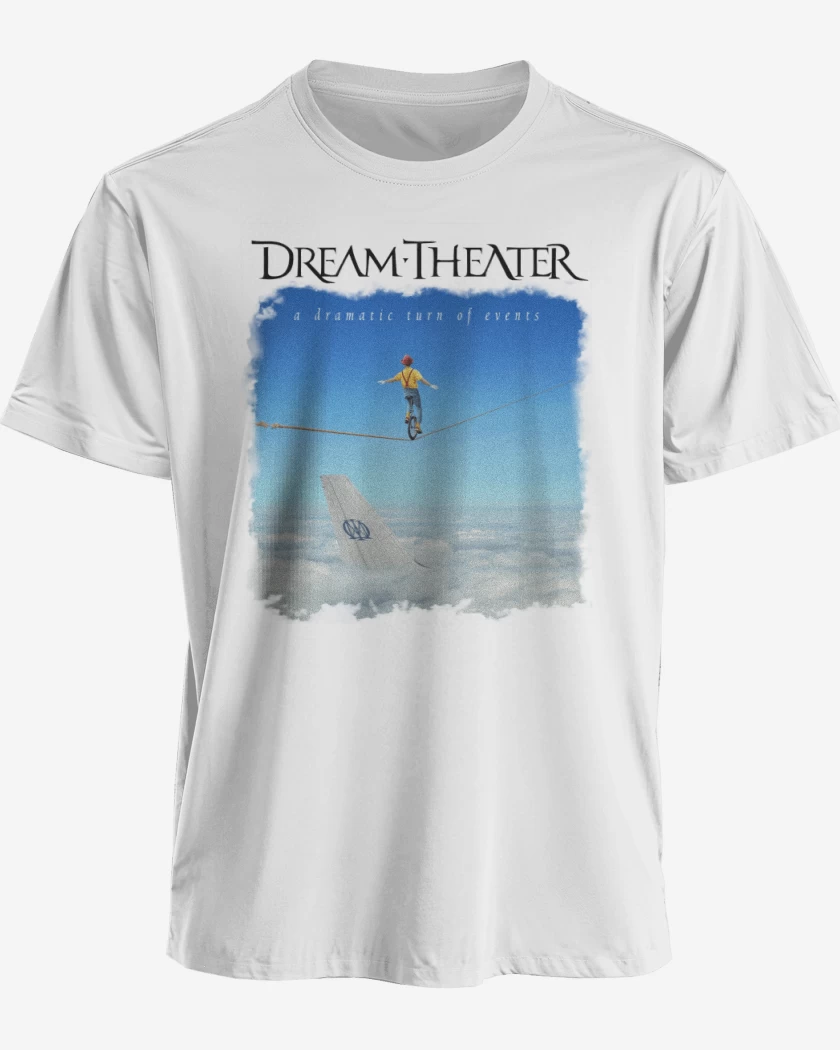 Polera DT A Dramatic Turn of Events Blanco