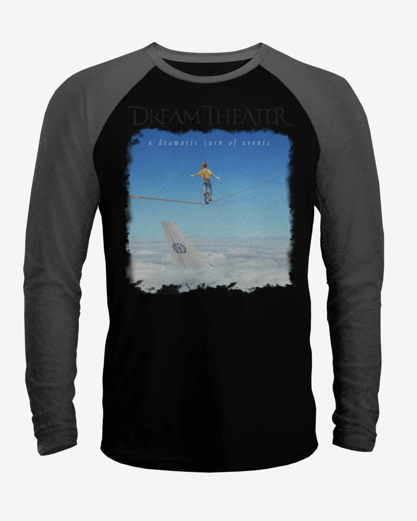 Polera Raglan DT A Dramatic Turn of Events Blanco