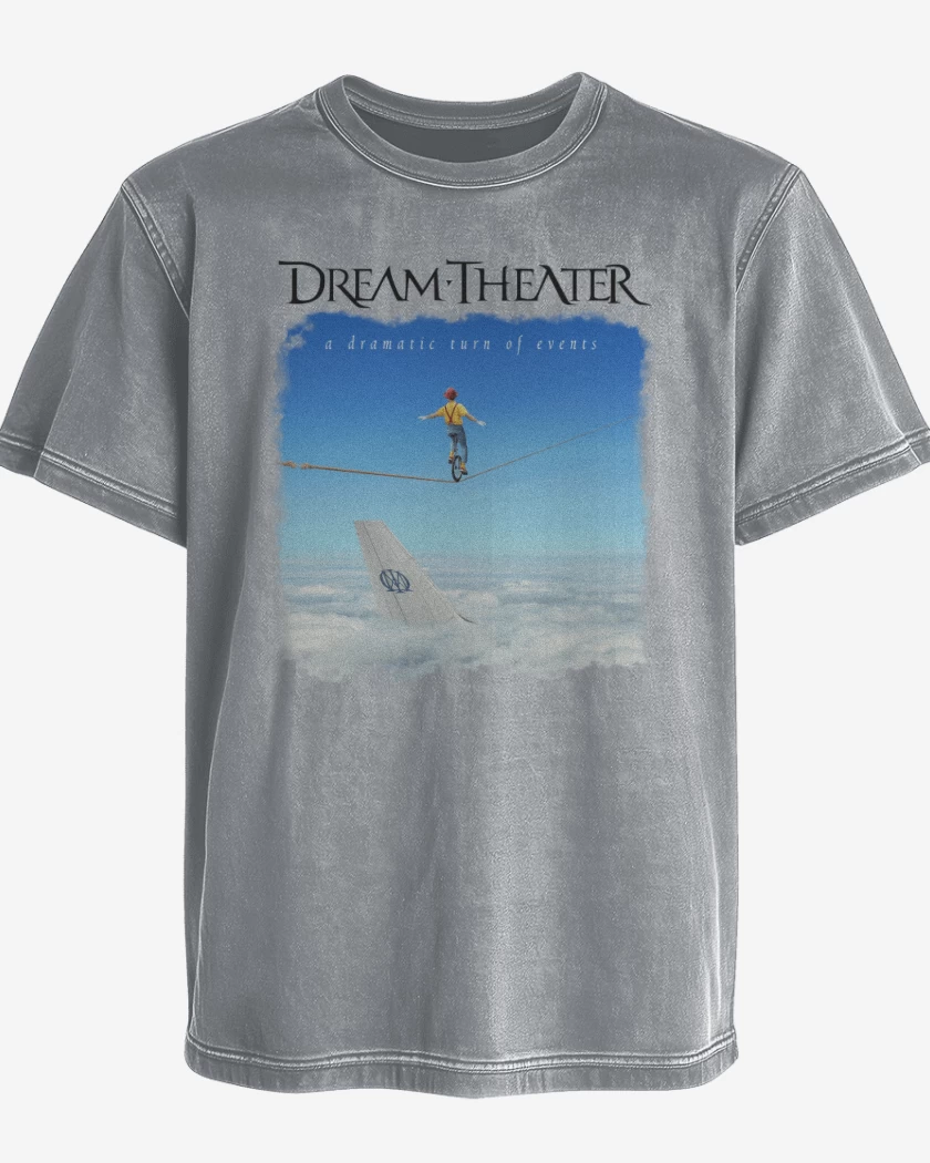 Polera desgastada DT A Dramatic Turn of Events Blanco