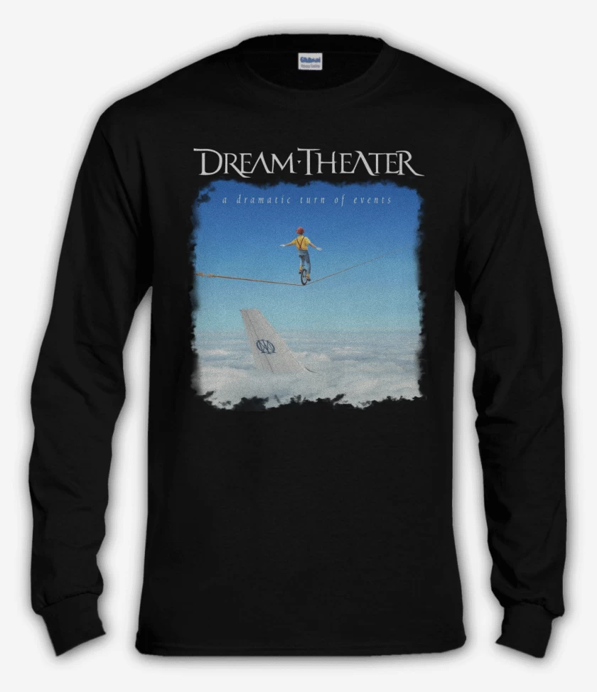 Polera manga larga Negro de DT A Dramatic Turn of Events