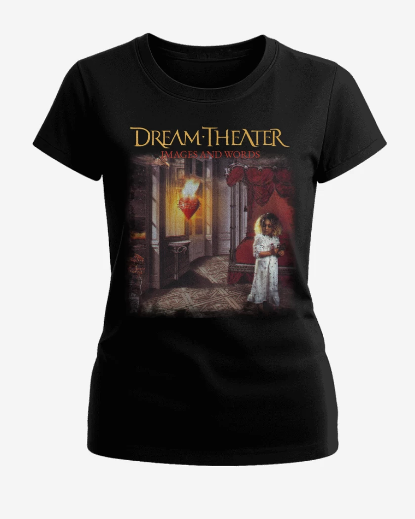 Polera de Mujer Negro de DT Images And Words