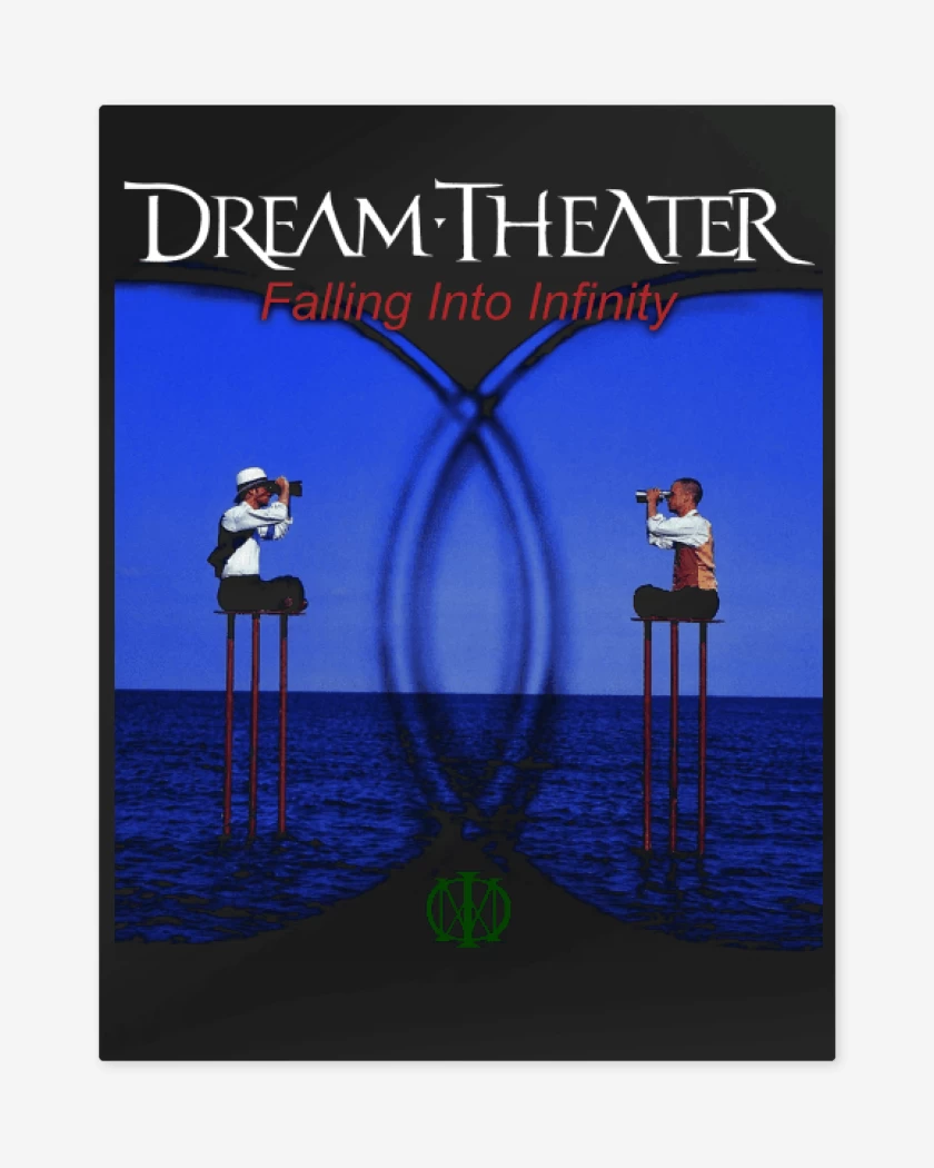 Print metalico Negro de DT Falling Into Infinity