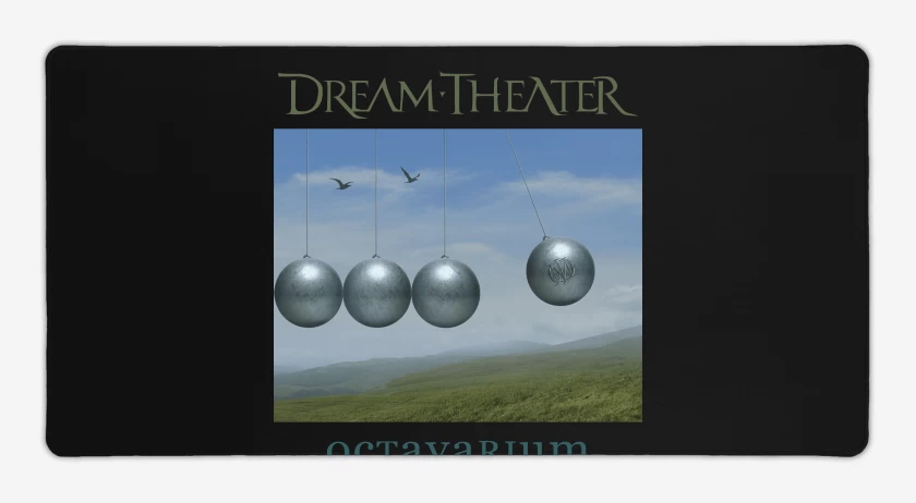 Mouse pad Gamer Negro de DT Octavarium
