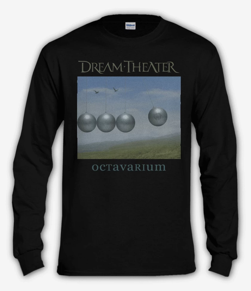 Polera manga larga Negro de DT Octavarium