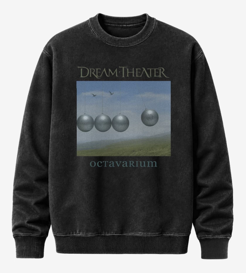 Poleron Polo Acid Wash Negro de DT Octavarium