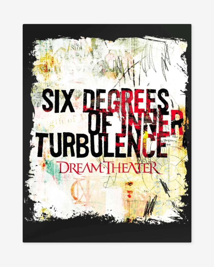 Print metalico Negro de DT Six Degrees Of Inner Turbulence