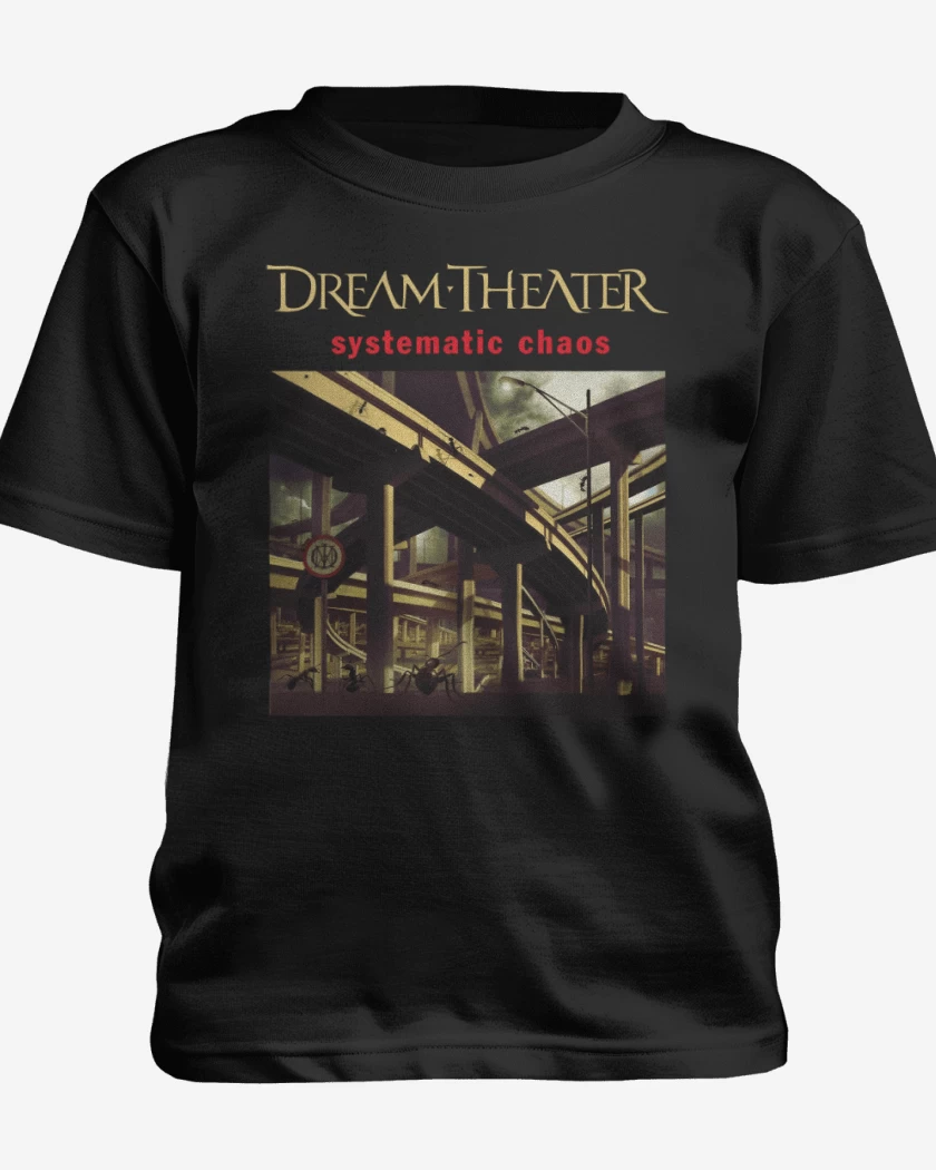 Polera de niño Negro de DT Systematic Chaos
