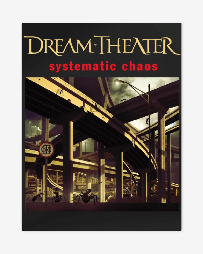 Print metalico Negro de DT Systematic Chaos