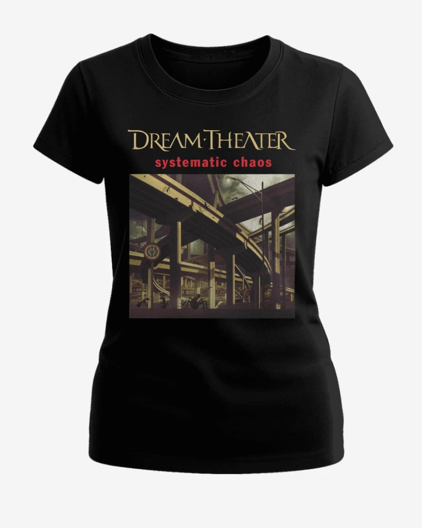 Polera de Mujer Negro de DT Systematic Chaos