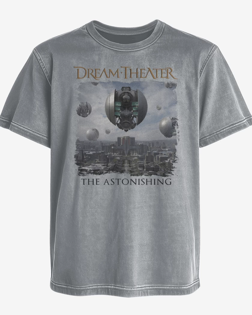 Polera desgastada DT The Astonishing Blanco