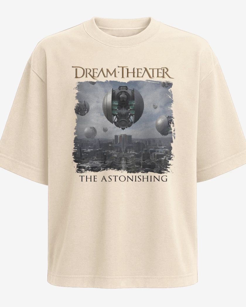Polera Oversize DT The Astonishing Blanco
