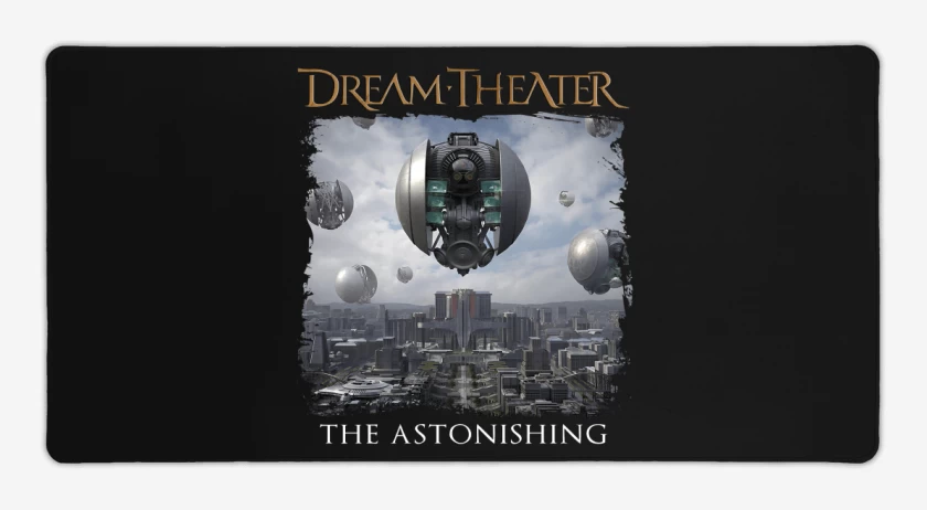 Mouse pad Gamer Negro de DT The Astonishing