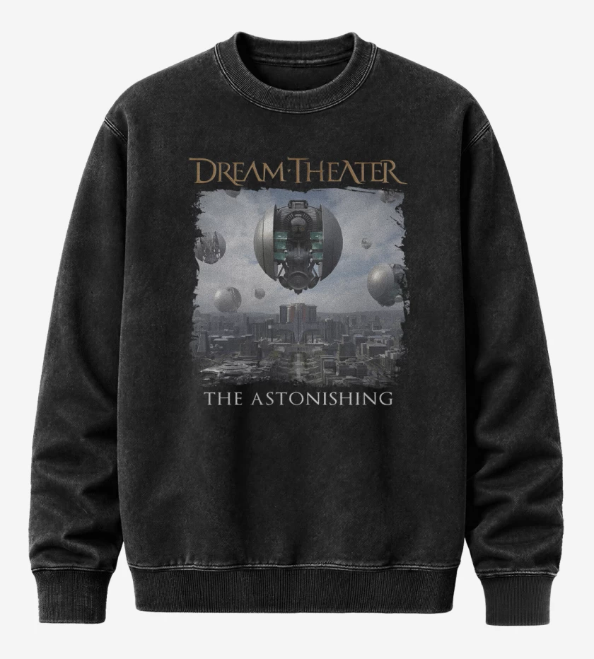 Poleron Polo Acid Wash Negro de DT The Astonishing
