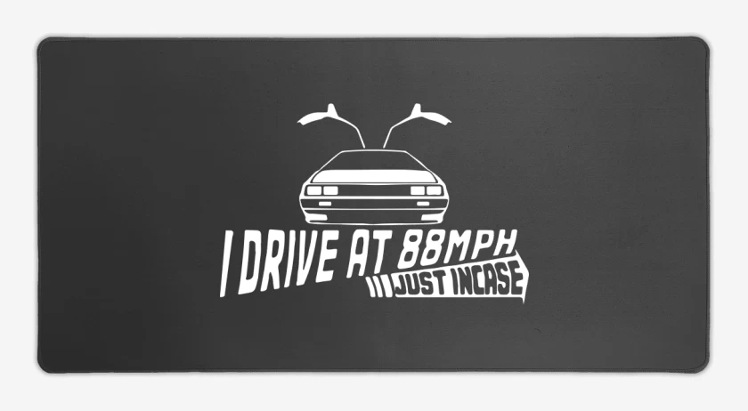 Mouse pad Gamer Carbon de Drive at 88 MPH