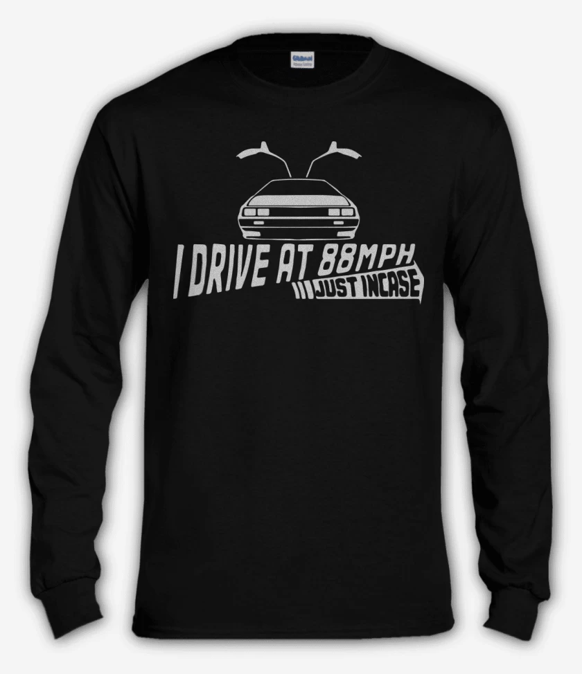 Polera manga larga Drive at 88 MPH