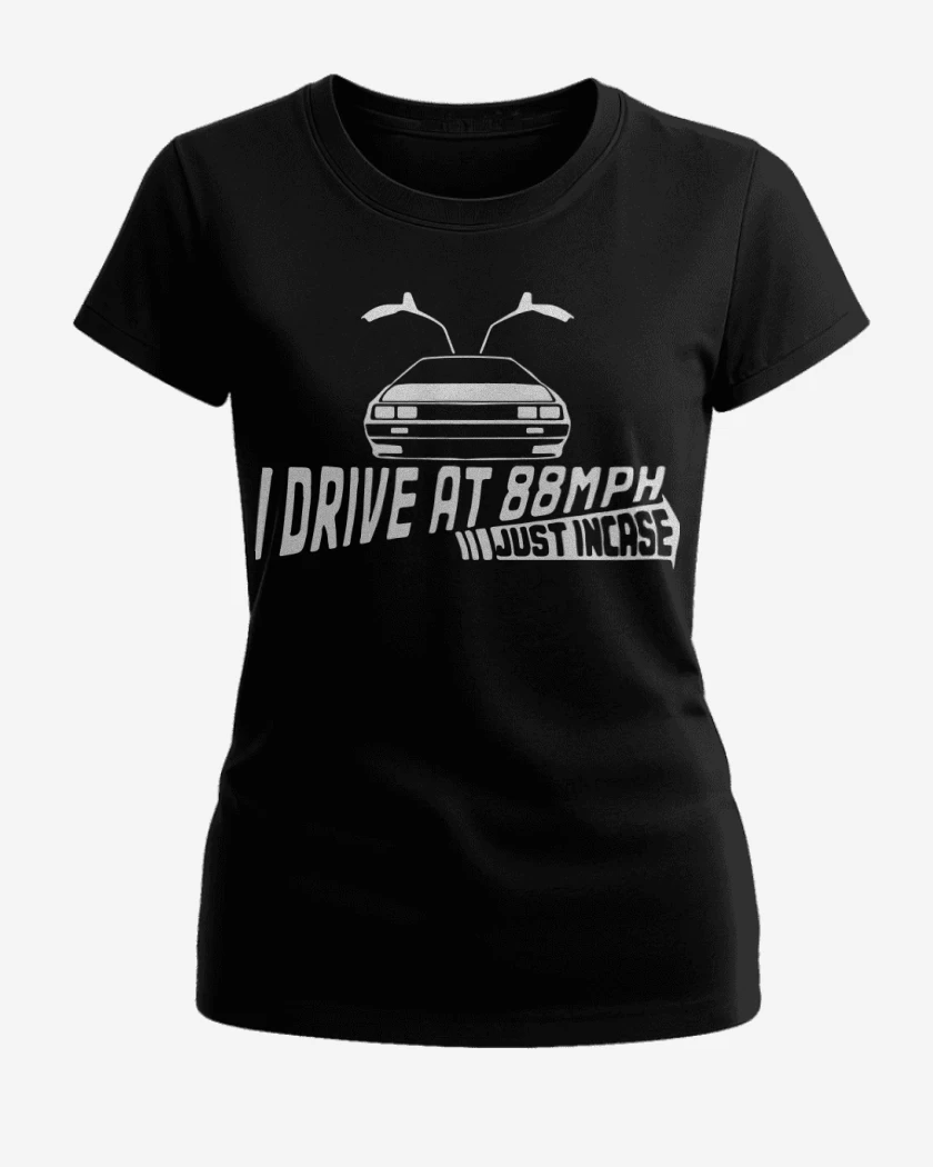 Polera de Mujer Negro de Drive at 88 MPH
