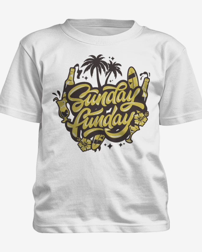 Polera de niño Blanco de Sunday
