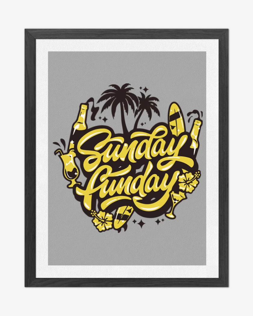 Cuadro decorativo Gris Melange de Sunday