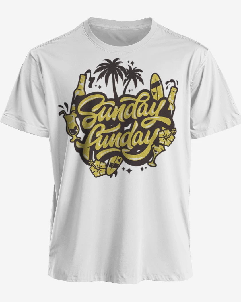 Polera premium Blanco de Sunday